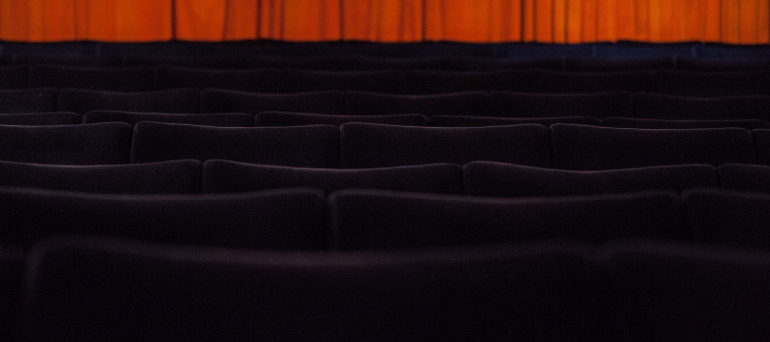 Cinema seats in the auditorium of The Palace Cinema